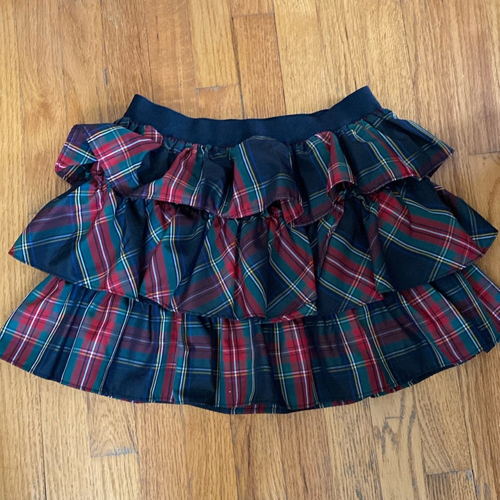 Perfect plaid Ralph Lauren ruffled skirt size 12